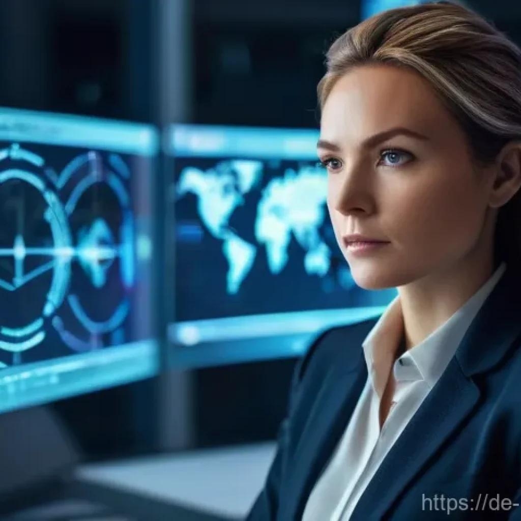 미디어 플래너의 디지털 전환 전략 - **Prompt: "A confident female media planner, early 30s, with a diverse background, stands in a brigh...