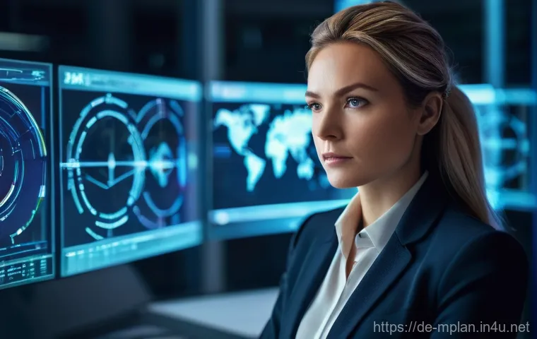 미디어 플래너의 디지털 전환 전략 - **Prompt: "A confident female media planner, early 30s, with a diverse background, stands in a brigh...