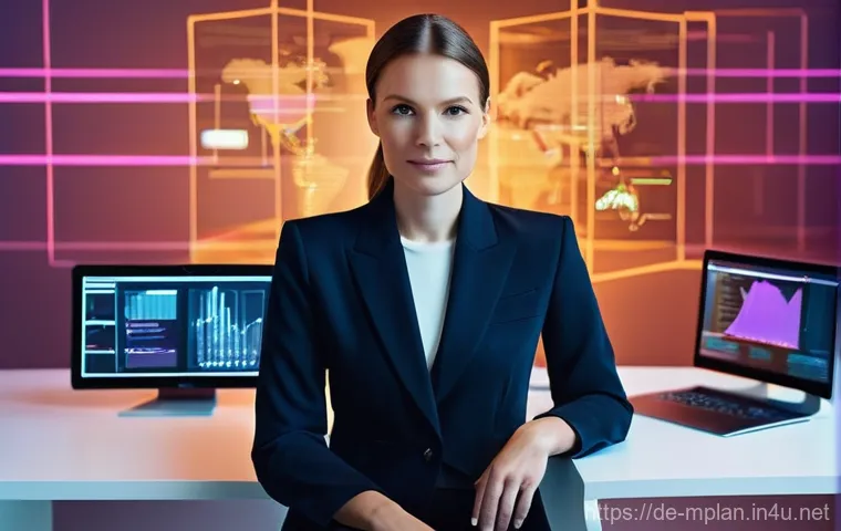 미디어 플래너와 마케팅 예산 협상 - **Prompt: Data-Driven Marketing Strategy in a Modern German Office**
    "A diverse team of professi...