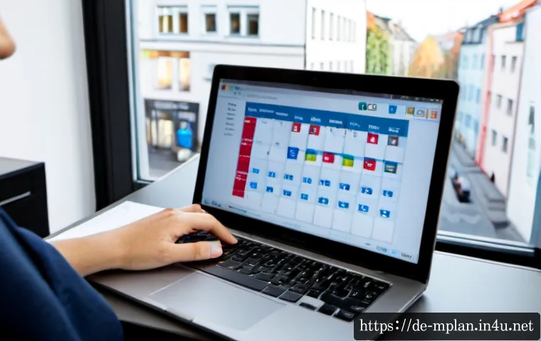 Home 17 미디어 플래너의 프리랜서 업무 사례 - Photorealistic freelance media planner working at a bright home office in Berlin, mature professiona...